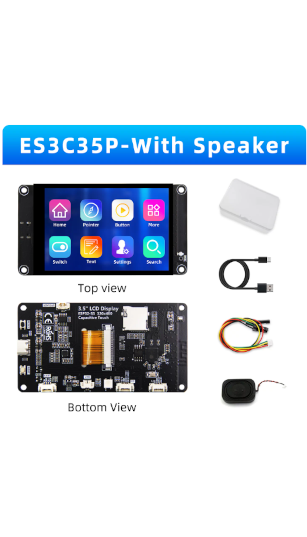 3.5-inch ESP32 S3 development board with WiFi, Bluetooth, smart display, TFT module, and touchscreen