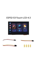 The ESP32S3 development board features a 4.3-inch touchscreen display supporting WiFi and Bluetooth, and is a capacitive LCD development board.