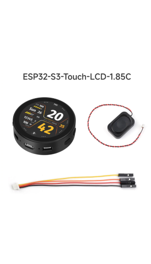 ESP32S3 development board with 1.85-inch touchscreen